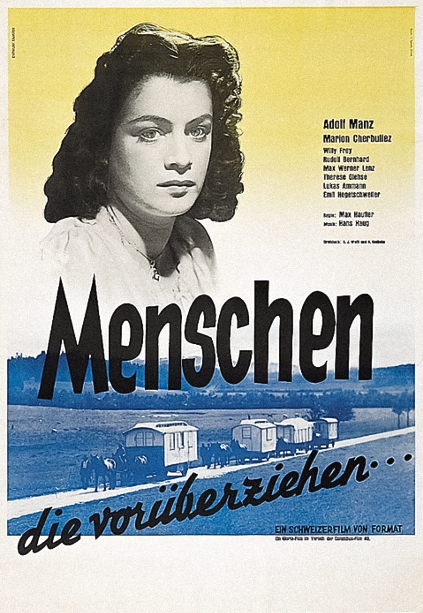 Menschen, die vorüberziehen